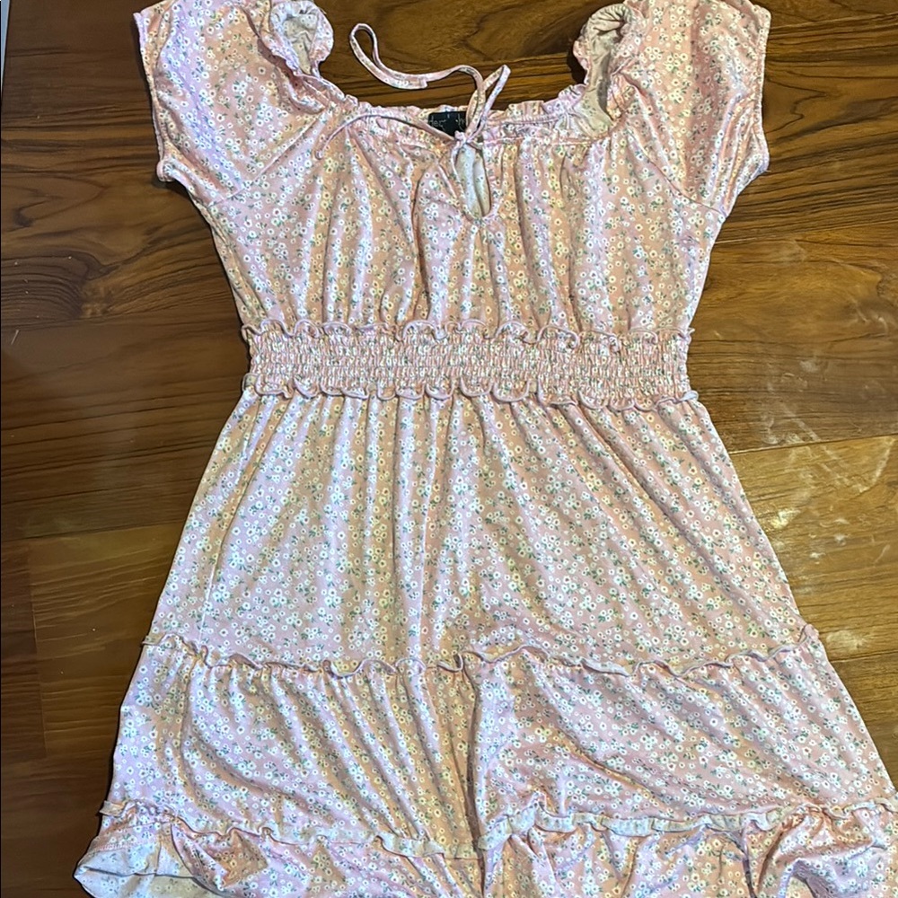 Derek Heart Pink Floral Dress